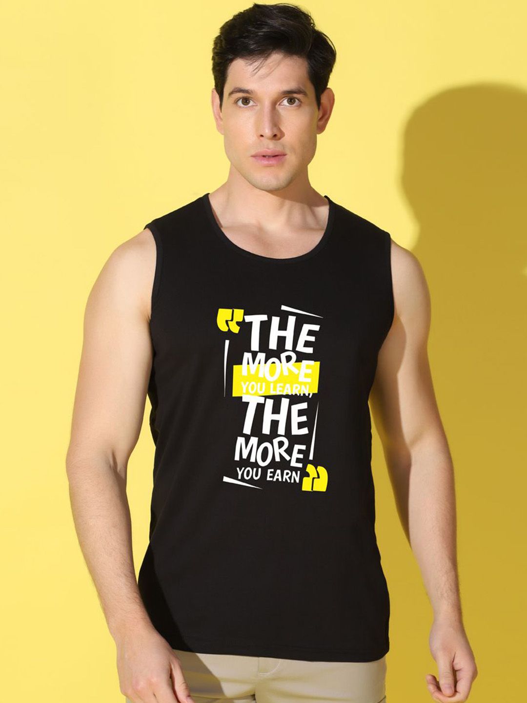 WOOSTRO Printed Gym Innerwear Vest VWS26 MORE BLACK-picture-8