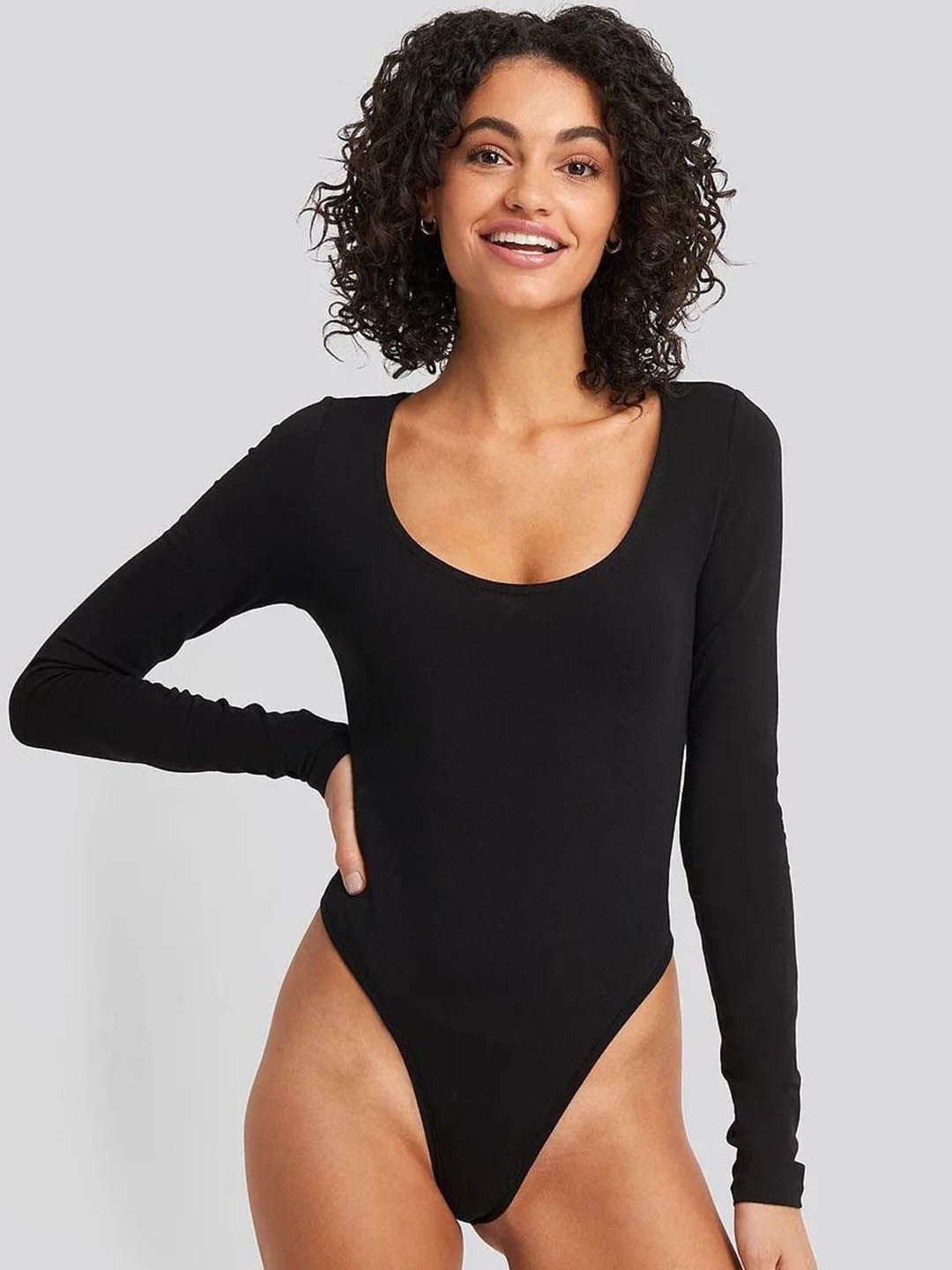 TRENDY ERA Round Neck Bodysuit-picture-24