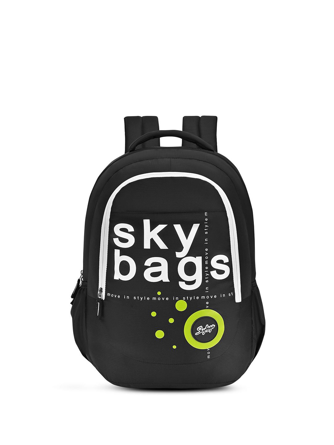 Skybags Zippy 01 Black School Backpack-picture-41