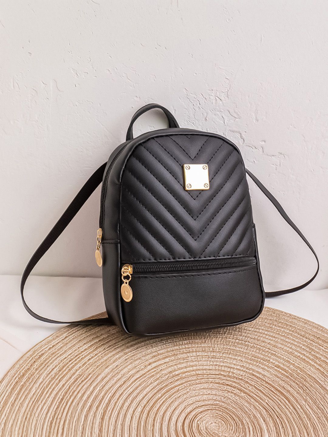 HAUTE SAUCE by Campus Sutra Women Geometric Backpack-picture-18