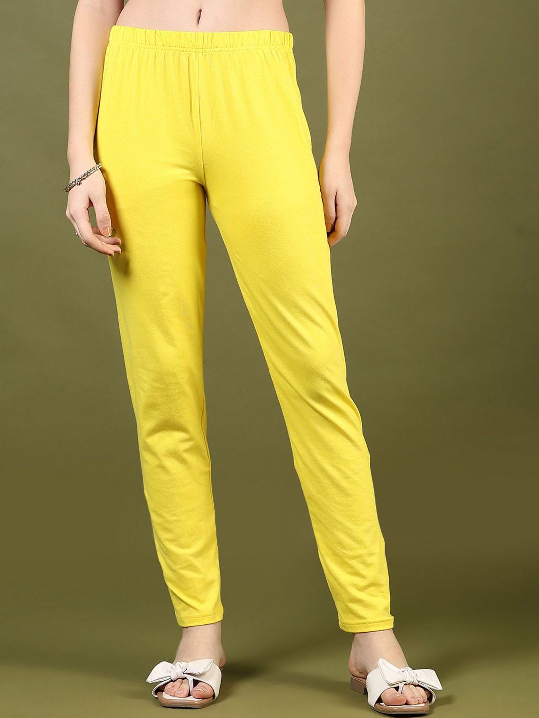 V-Mart Cotton Single Jersey Ankle-Length Leggings-image-20