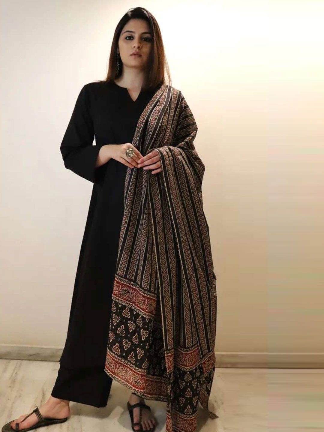 KALINI Women Regular Kurta with Palazzos & With Dupatta