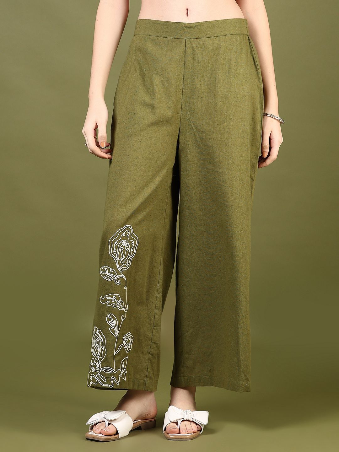 V-Mart Women Ethnic Motifs Ethnic Palazzos-picture-41
