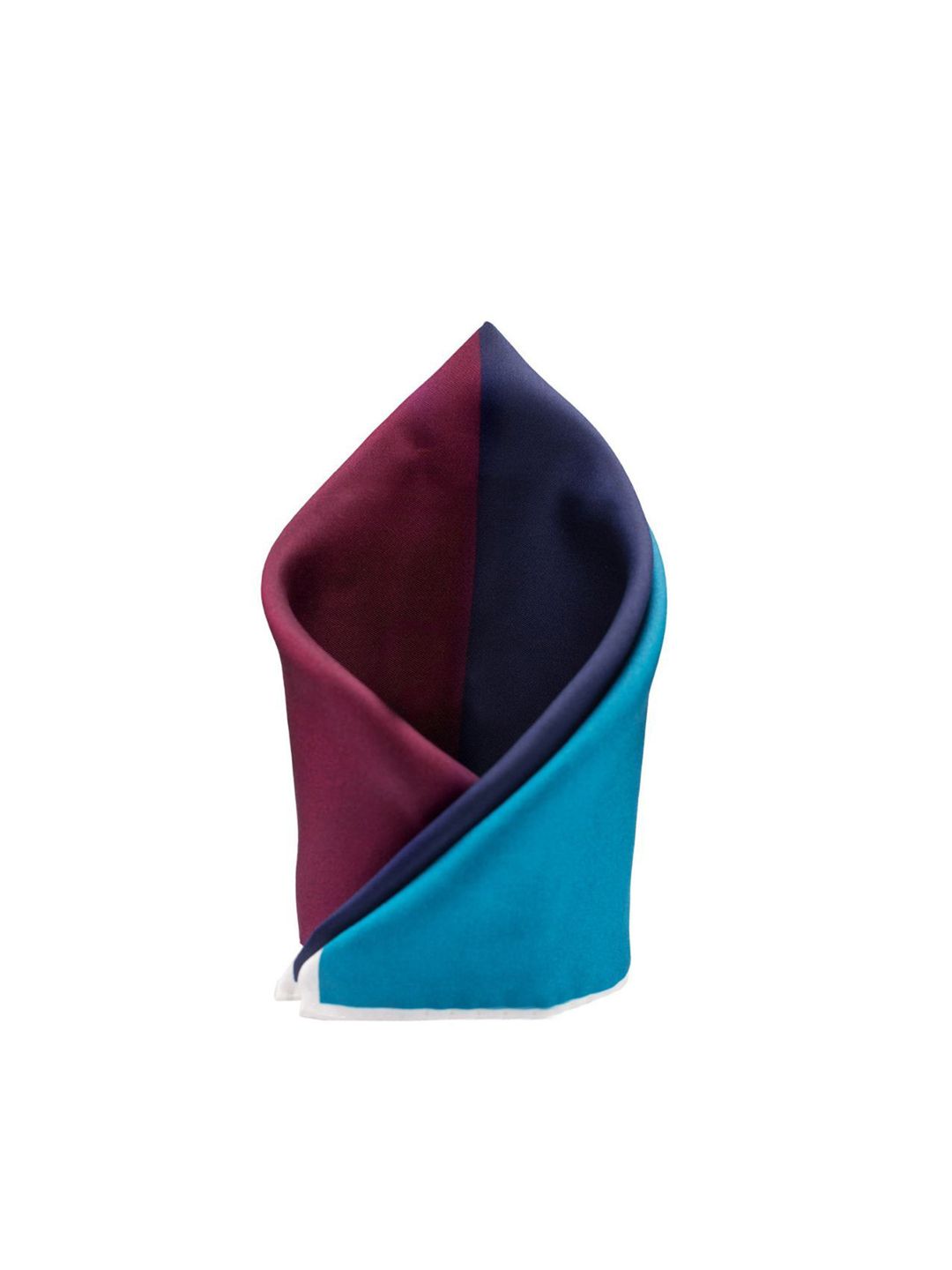 The Tie Hub Colourblocked Silk Pocket Squares-picture-36
