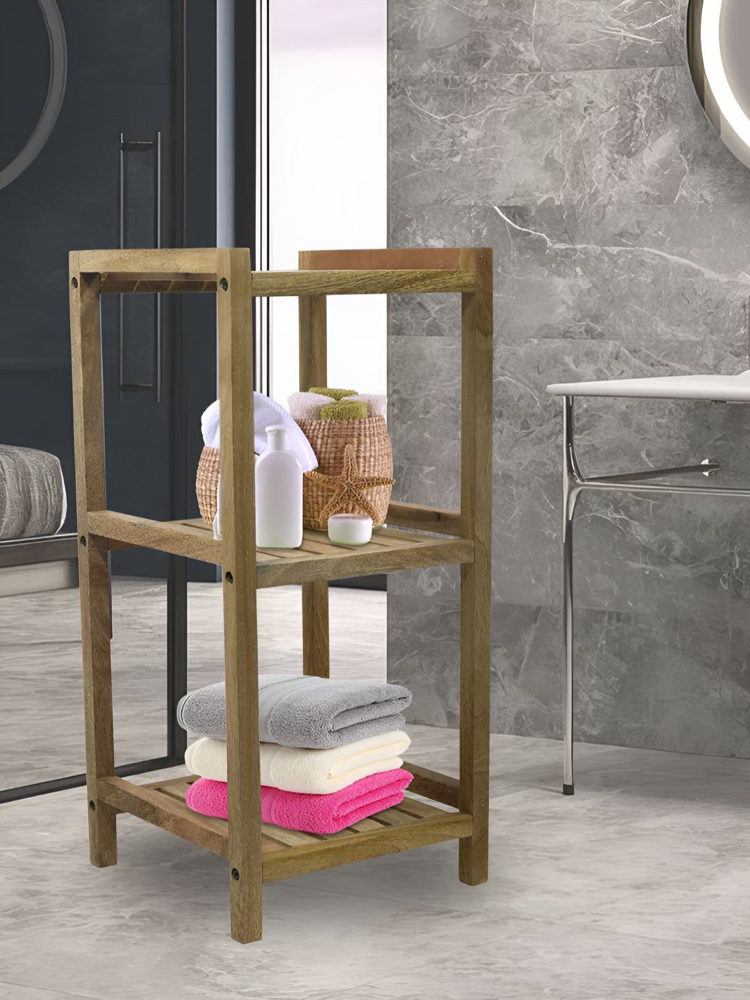 Metalsmith Beige 3 Layer Rack Organiser-image-44