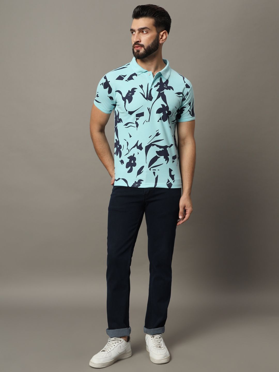 Buy SZN Men Polo Collar T Shirt - Tshirts for Men 33084611 | Myntra