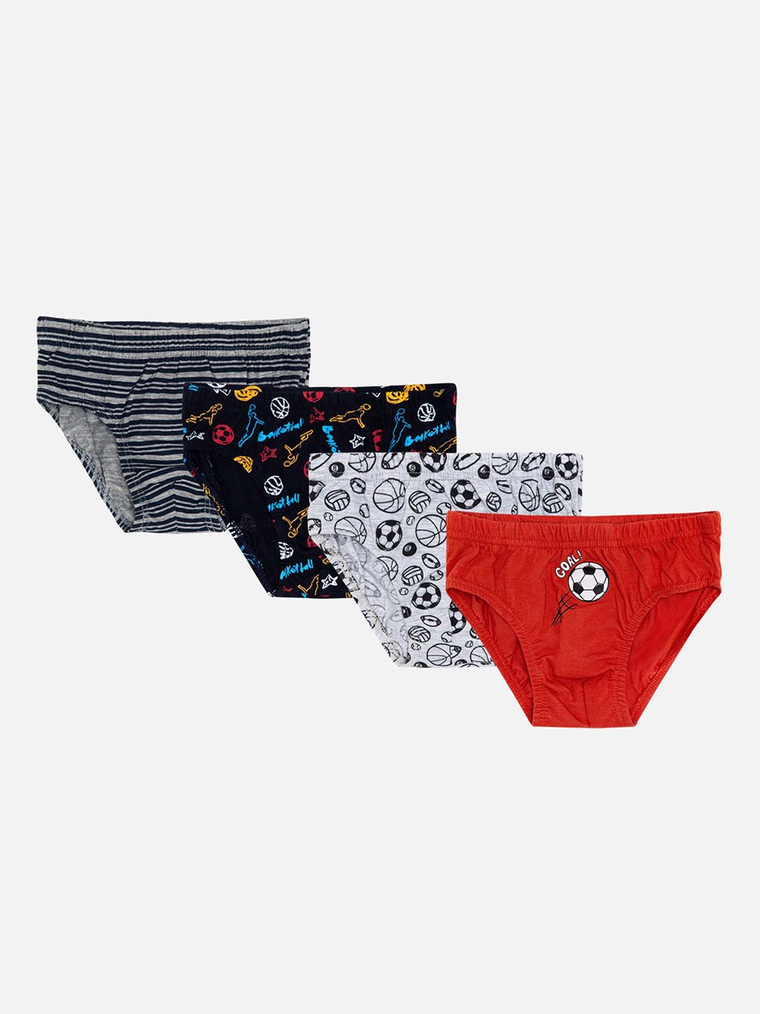 Bodycare Pack Of 4 Printed Assorted BasicBriefs KIA9408-PK001-picture-24