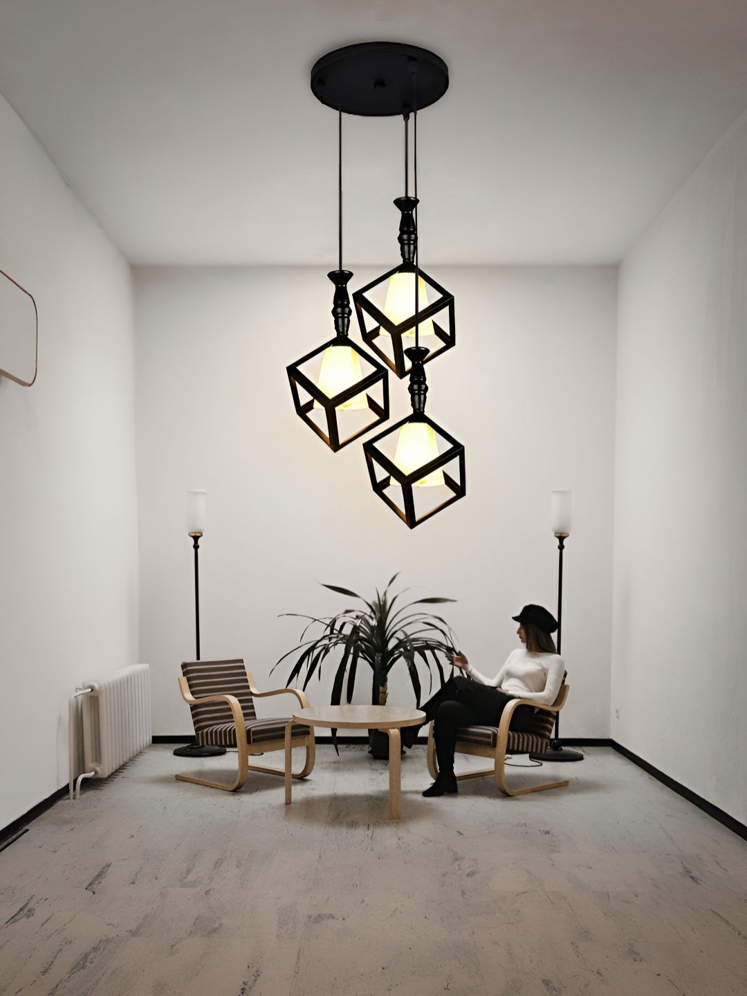 GAUVIK Black Glass Ceiling Lamp-picture-17