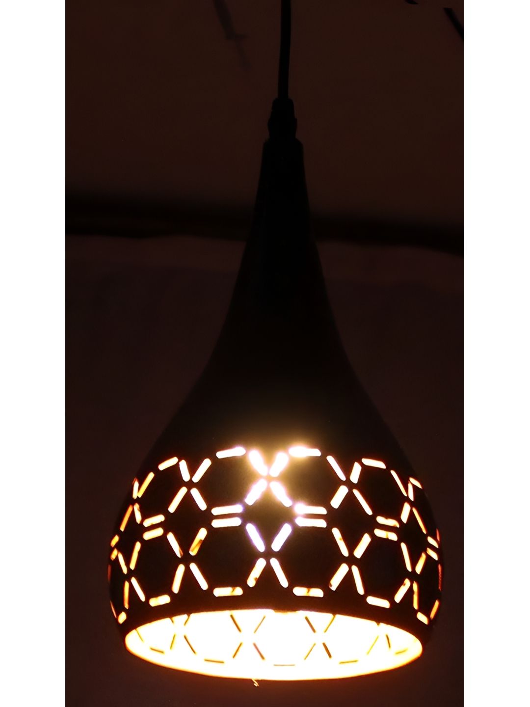 GAUVIK Black Textured Aluminium Ceiling Lamp-picture-14