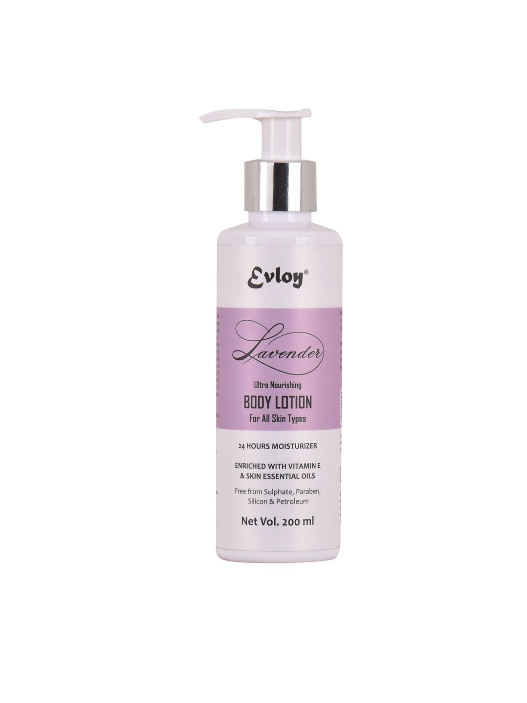 EVLOY Lavender Ultra Nourishing Body Lotion With Vitamin E & Skin Essential Oils - 200 ml-picture-55
