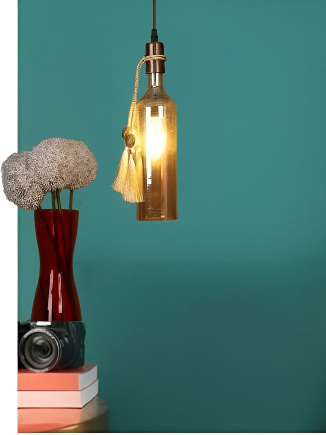 GAUVIK Black Glass Ceiling Lamp-picture-29