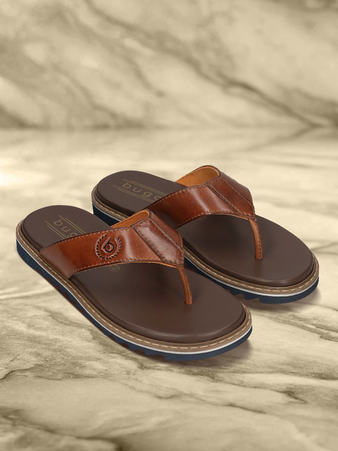 Bugatti Men Leather Comfort Sandals-picture-24