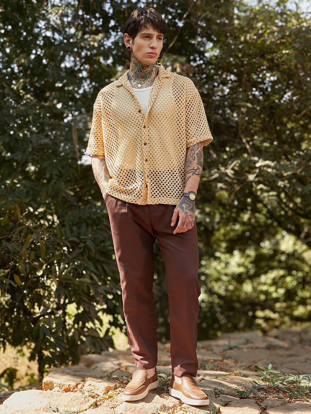 Campus Sutra Men Classic Opaque Casual Shirt-picture-24