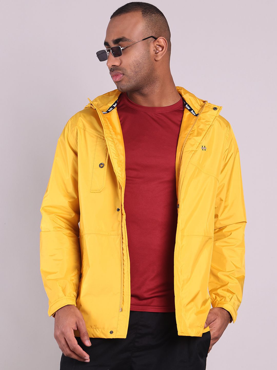 HOUSE OF VEDAS Waterproof Hooded Rain Jacket-picture-15