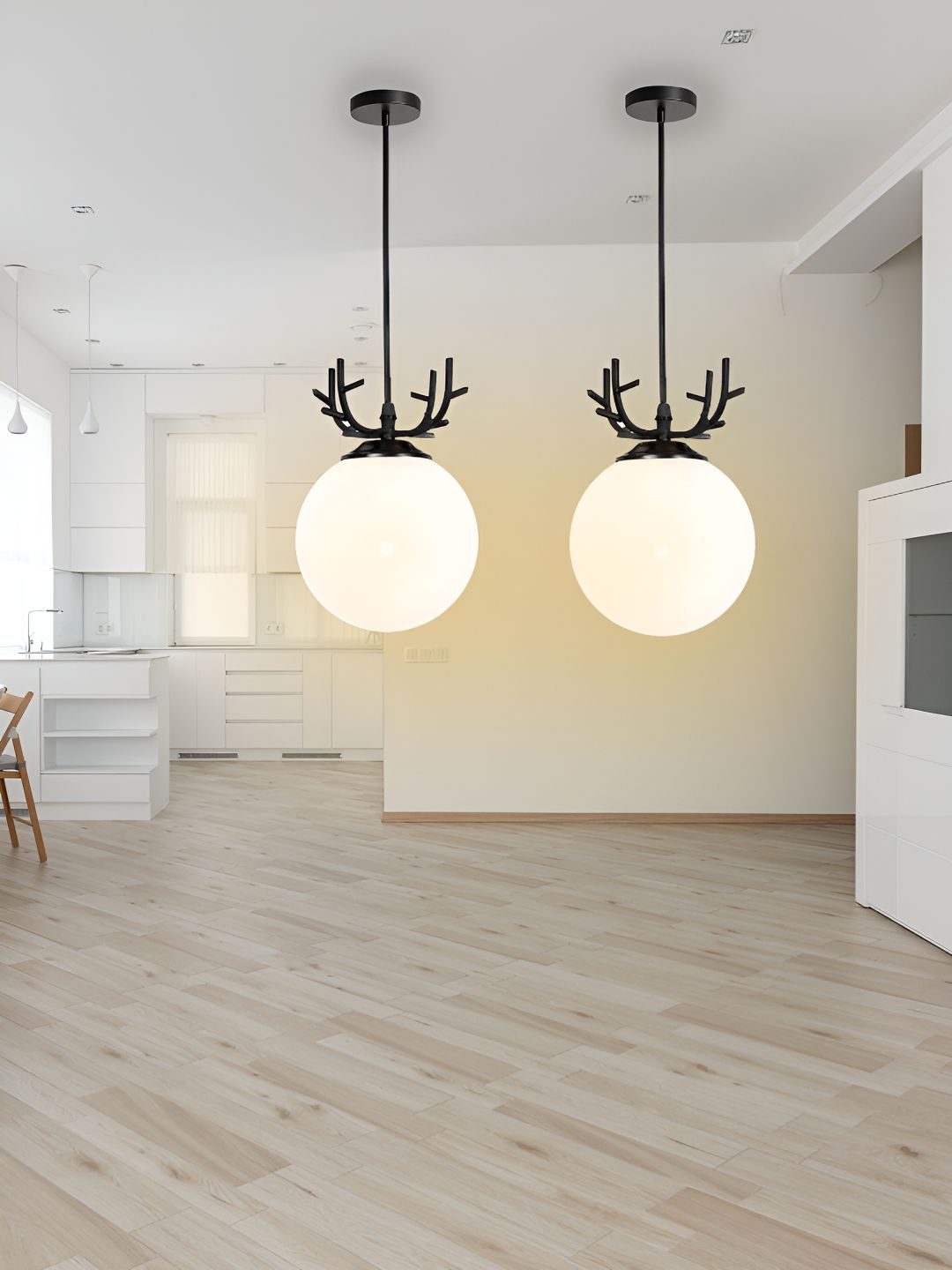 GAUVIK Black & White Ceiling Lamp-picture-49