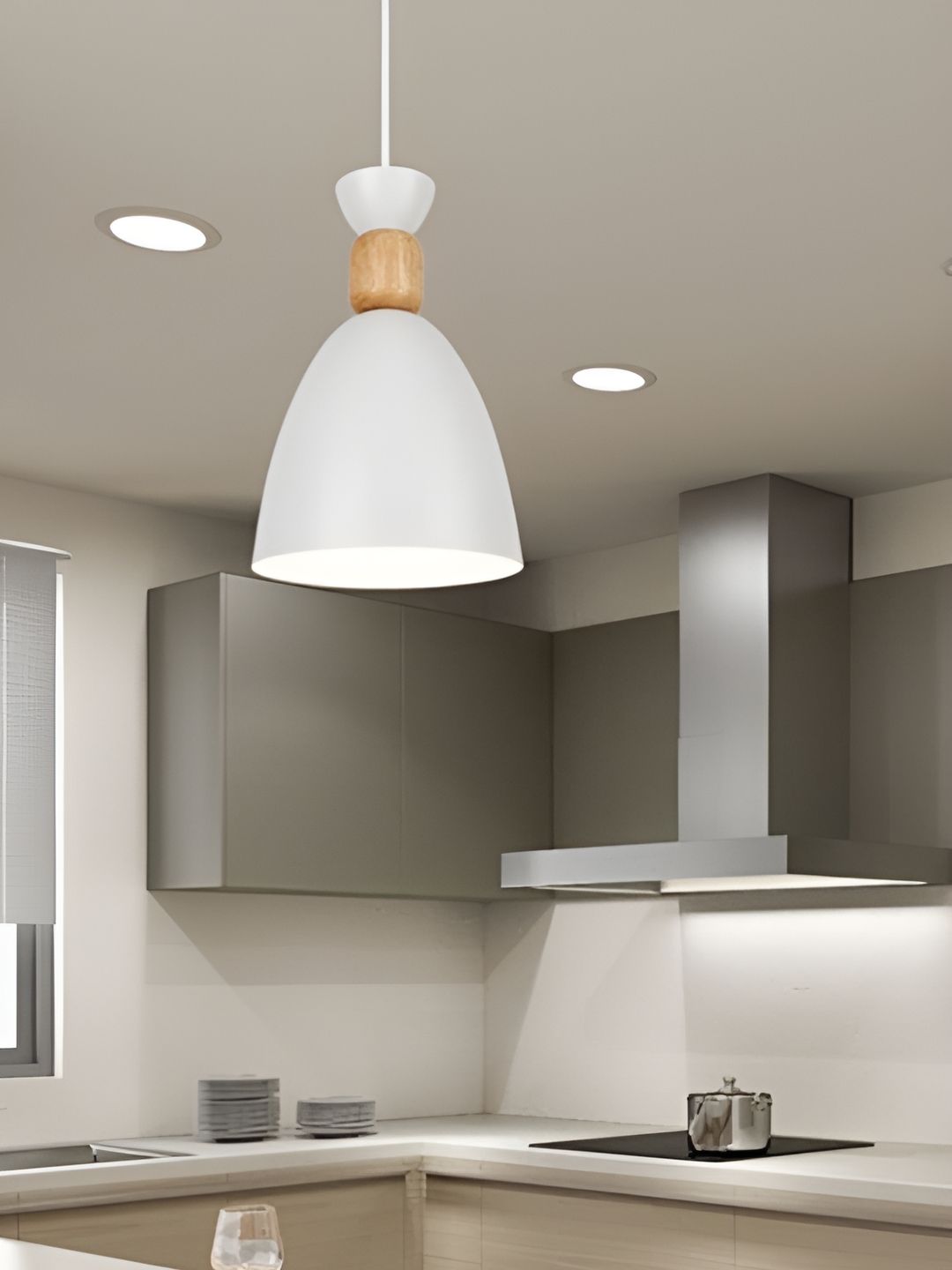 GAUVIK White Aluminium Ceiling Lamp-picture-55