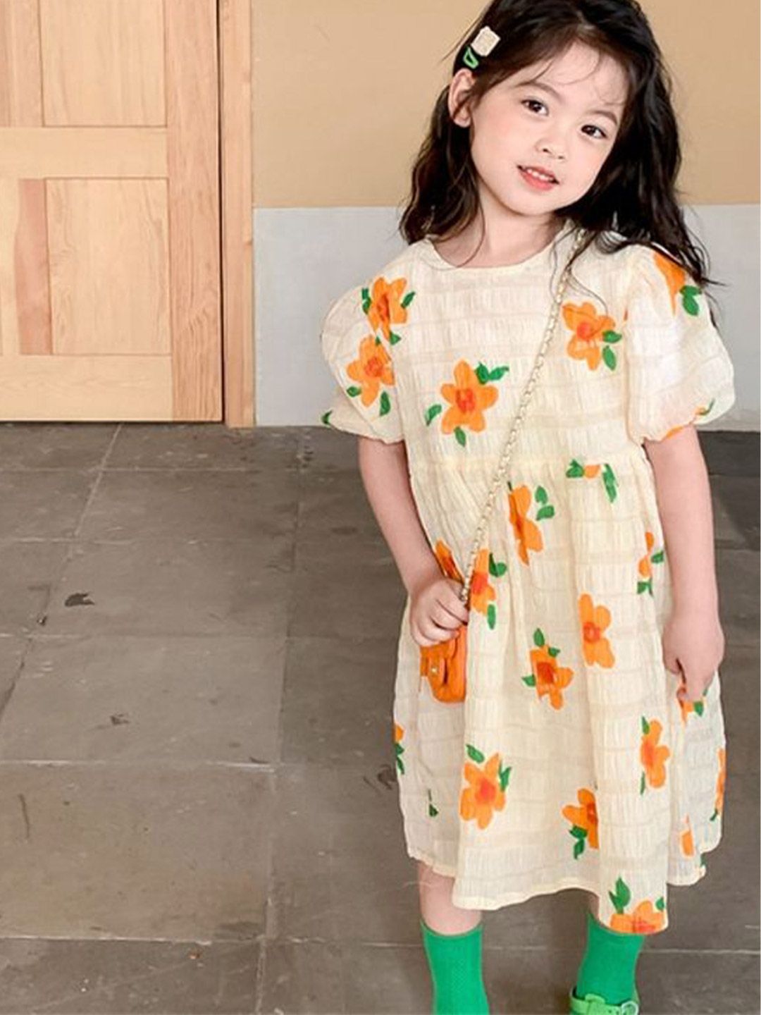 LULU & SKY Floral Print A-Line Dress-picture-43