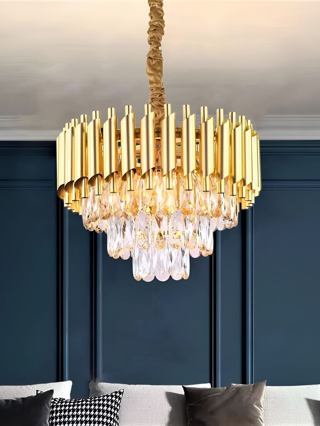 GAUVIK Gold-Toned Ceiling Lamp-picture-11