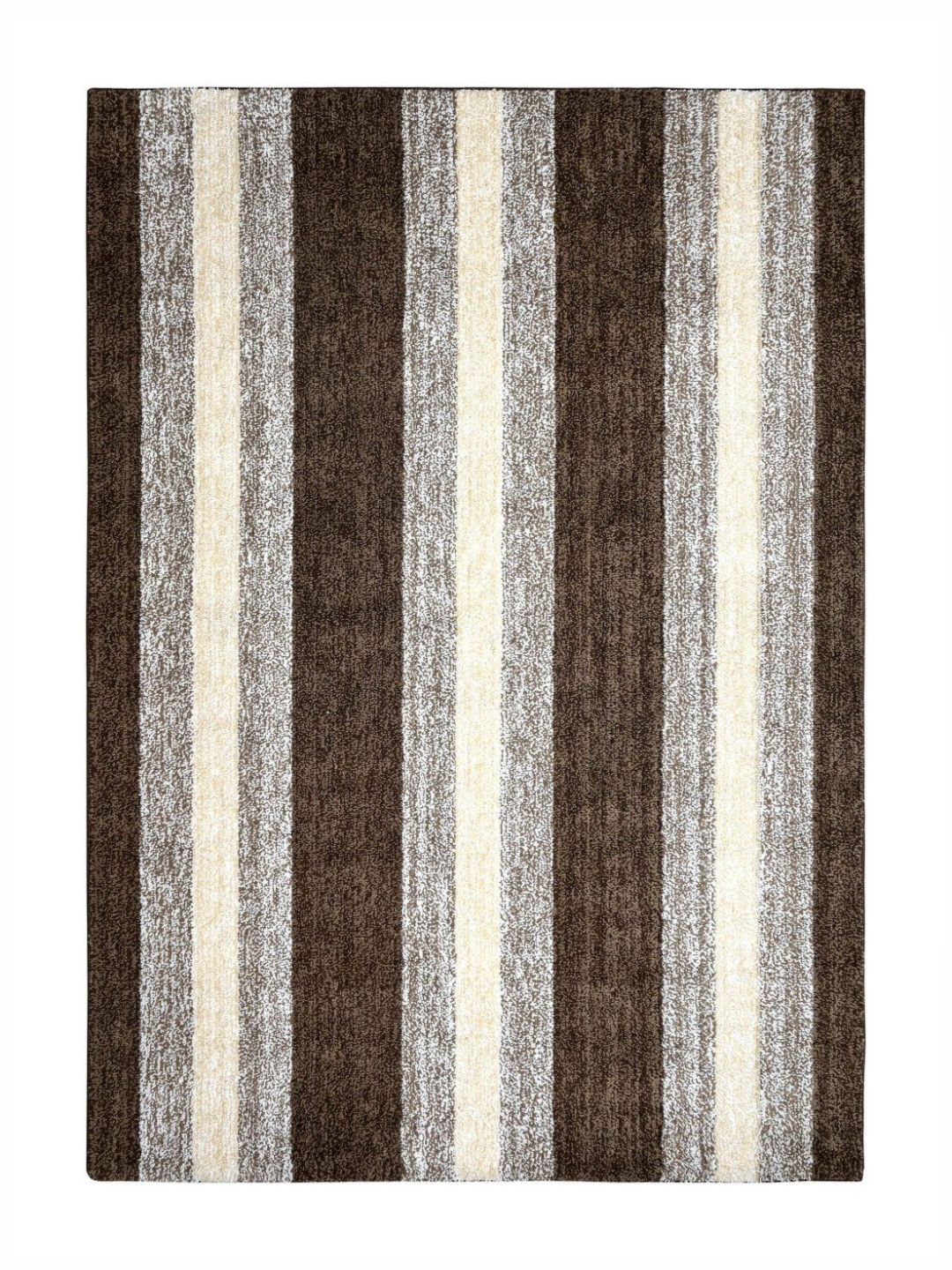 Saral Home Brown Striped Anti-Skid Polyester Carpet-picture-20