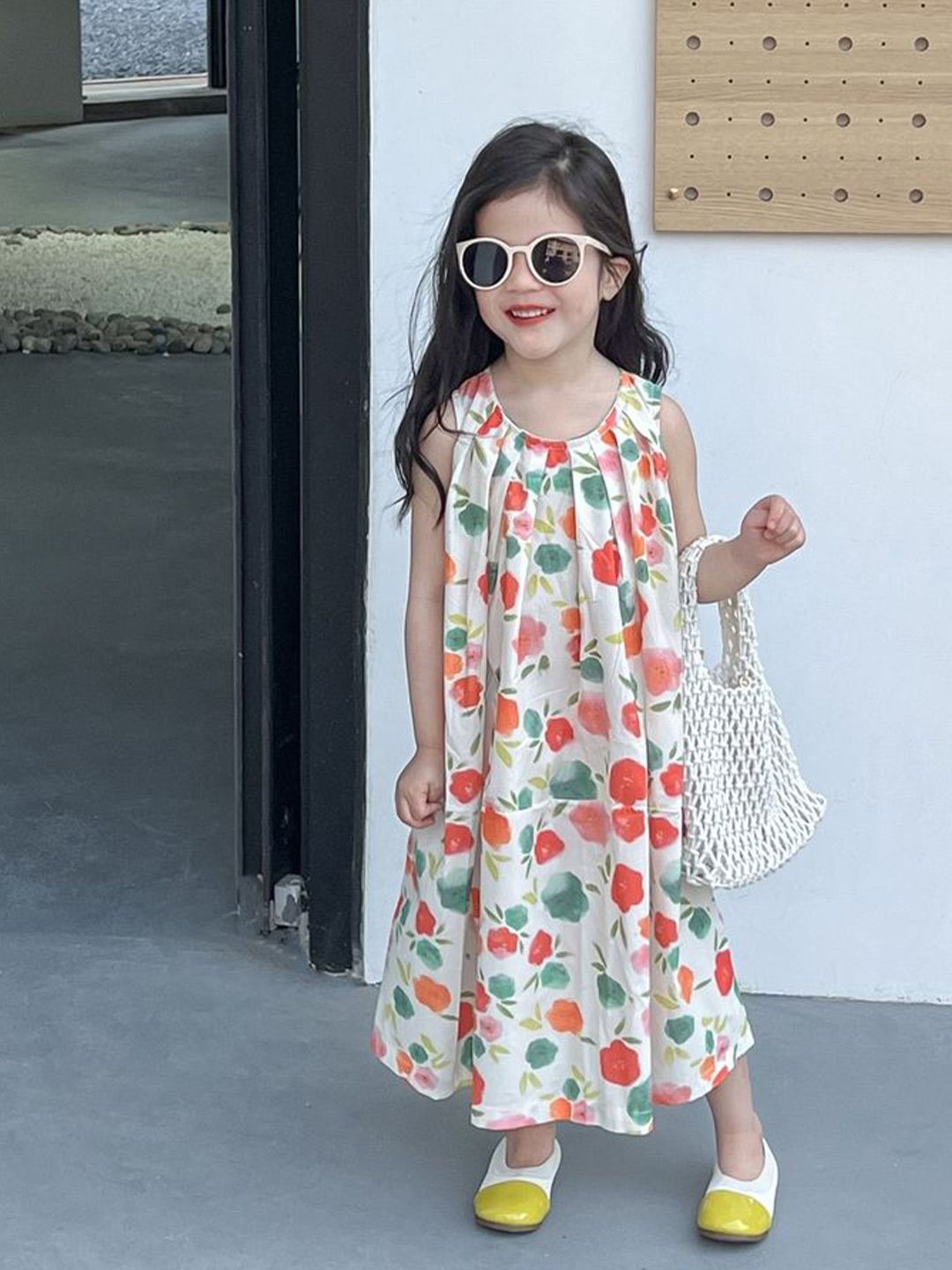 LULU & SKY Floral Print Maxi Dress-picture-58