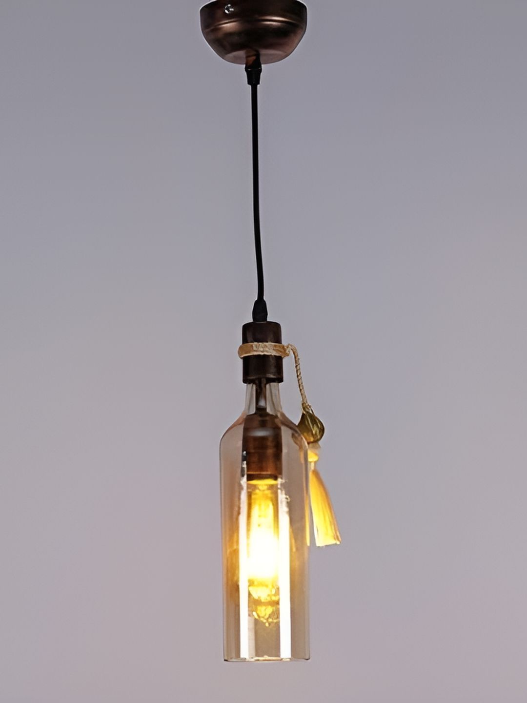 GAUVIK Black Glass Ceiling Lamp-picture-32