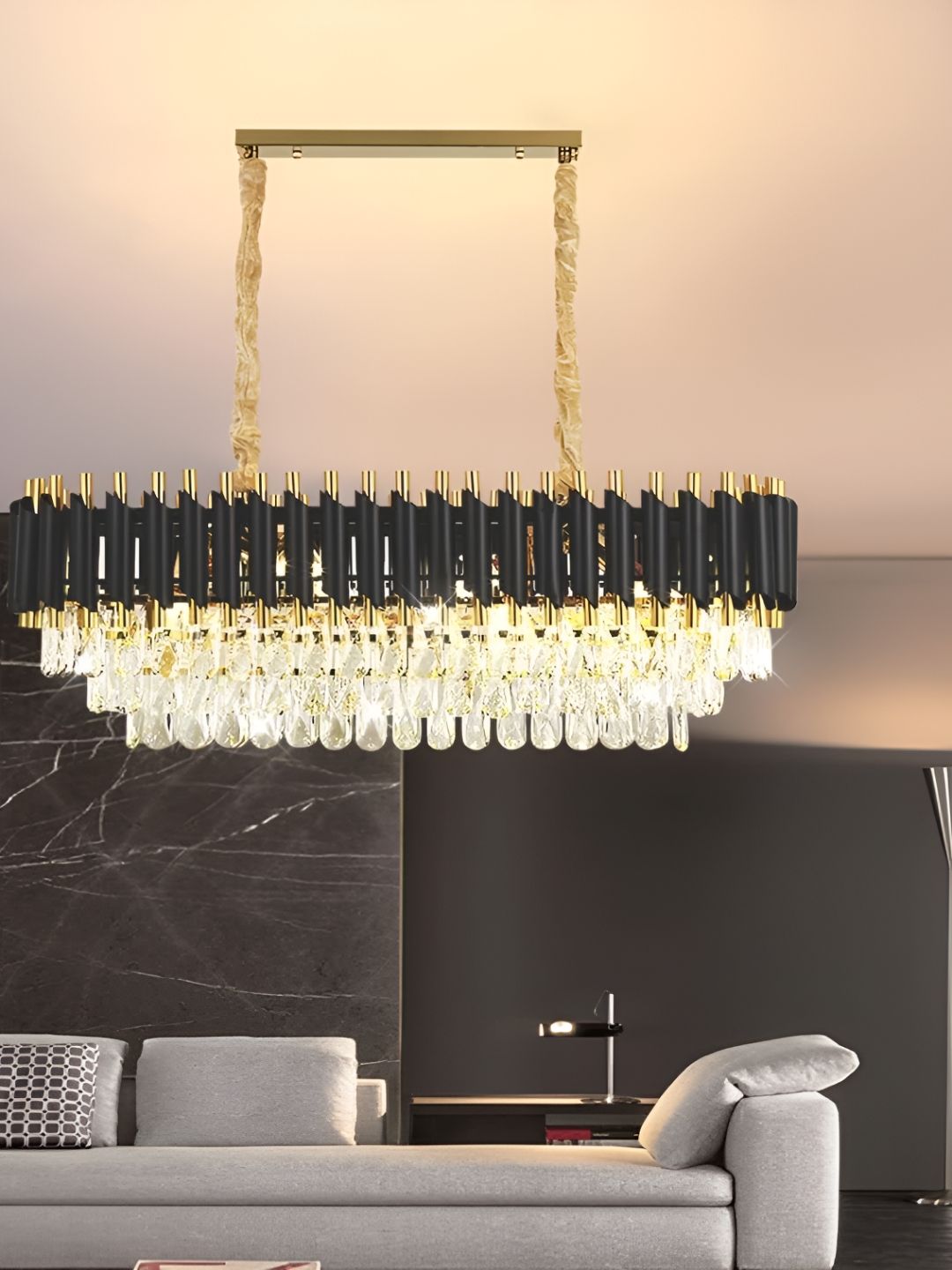 GAUVIK Black & White Ceiling Lamp-picture-54
