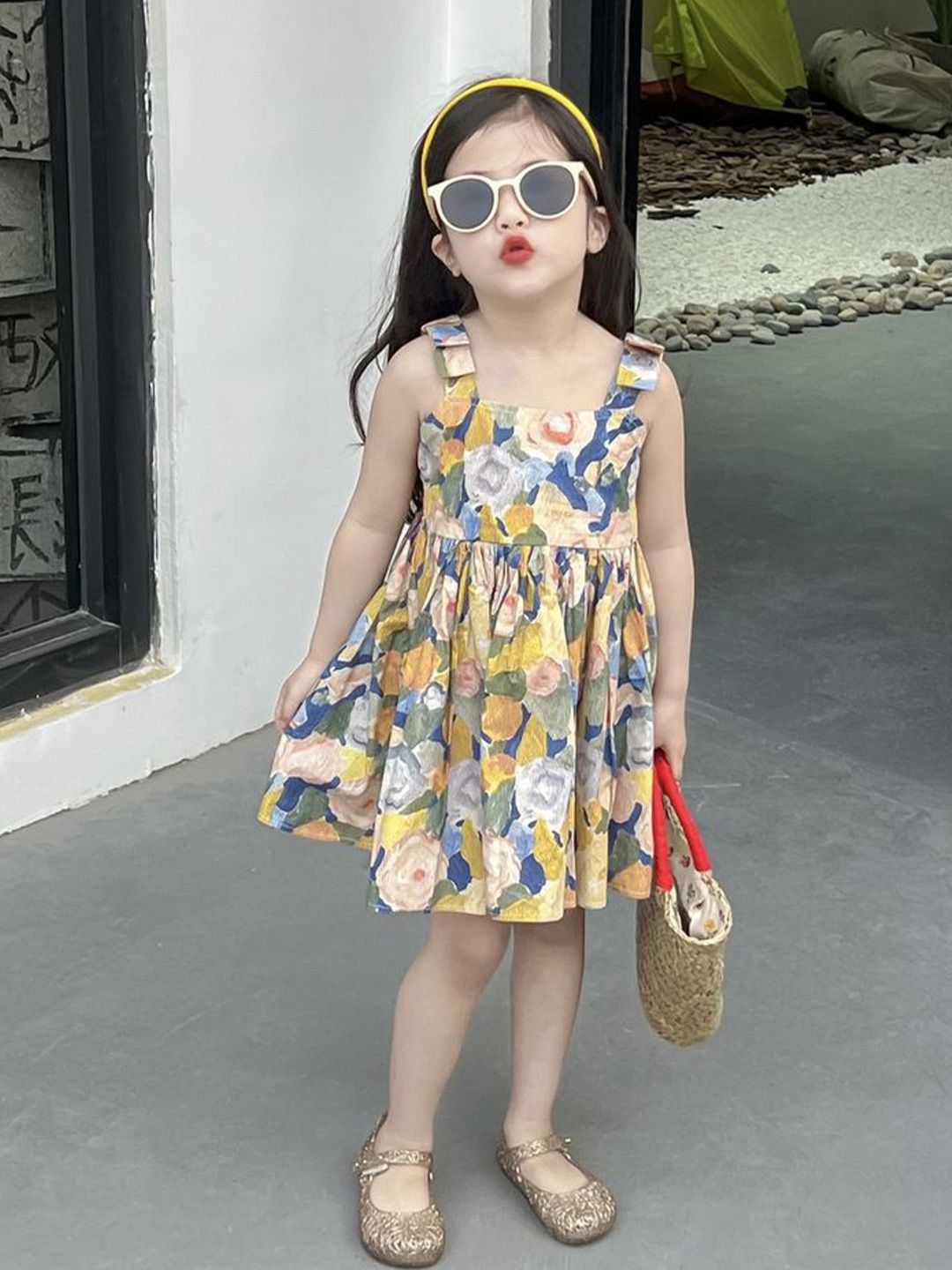 LULU & SKY Floral Print Fit & Flare Dress-picture-10