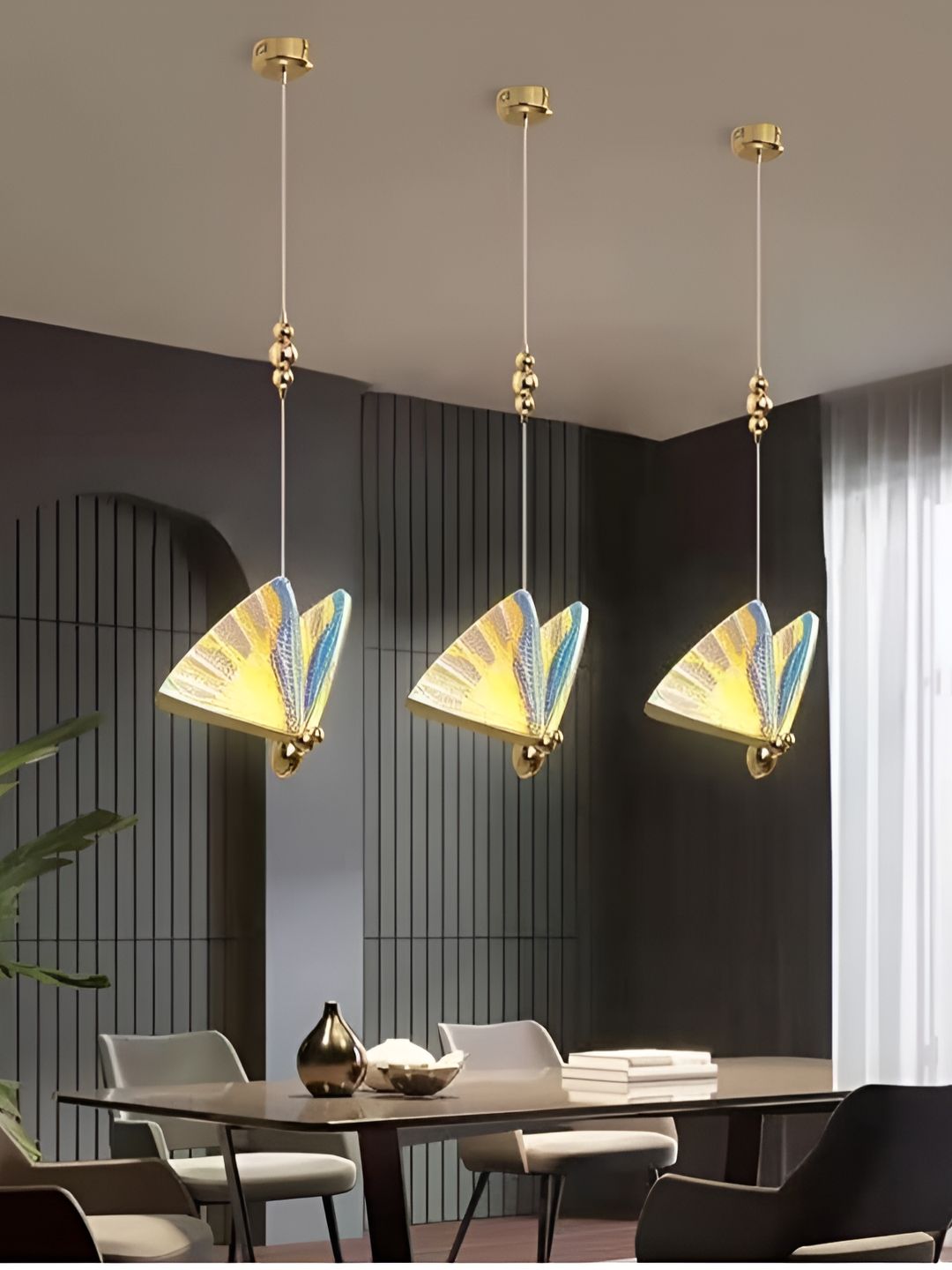 GAUVIK Blue & Yellow Ceiling Lamp-image-19