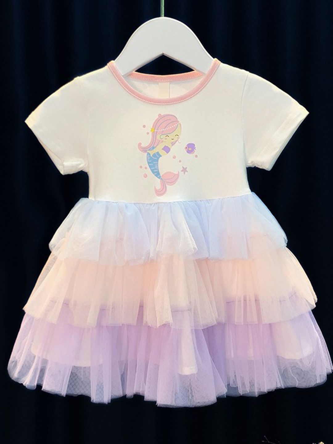 YK Colourblocked Fit & Flare Dress-picture-58