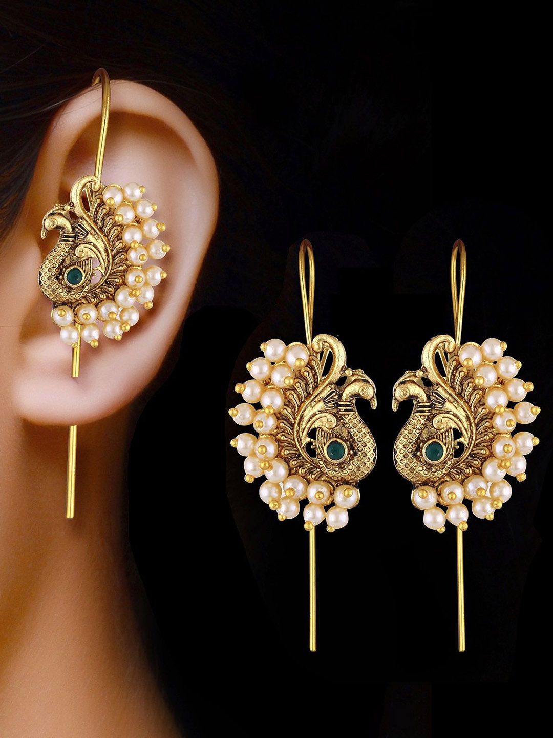 DIVASTRI Contemporary Ear Cuff Earrings-picture-42