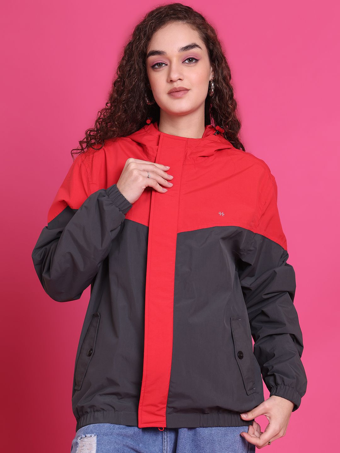HOUSE OF VEDAS Waterproof Hooded Rain Jacket-picture-11