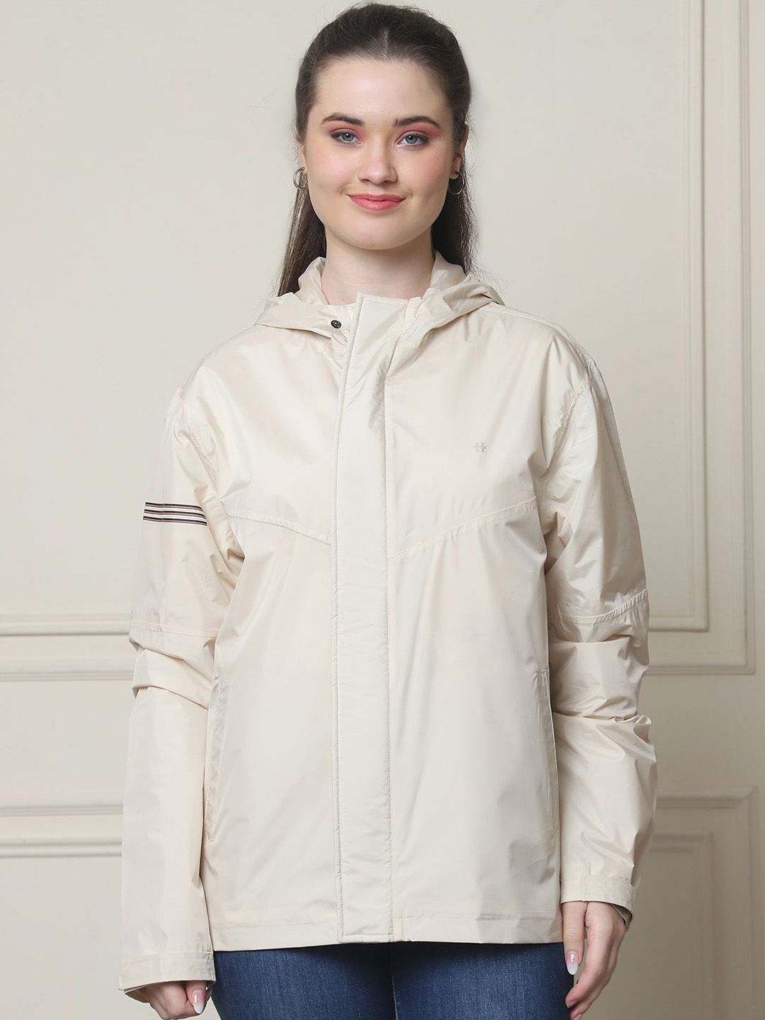 HOUSE OF VEDAS Waterproof Hooded Rain Jacket-picture-51