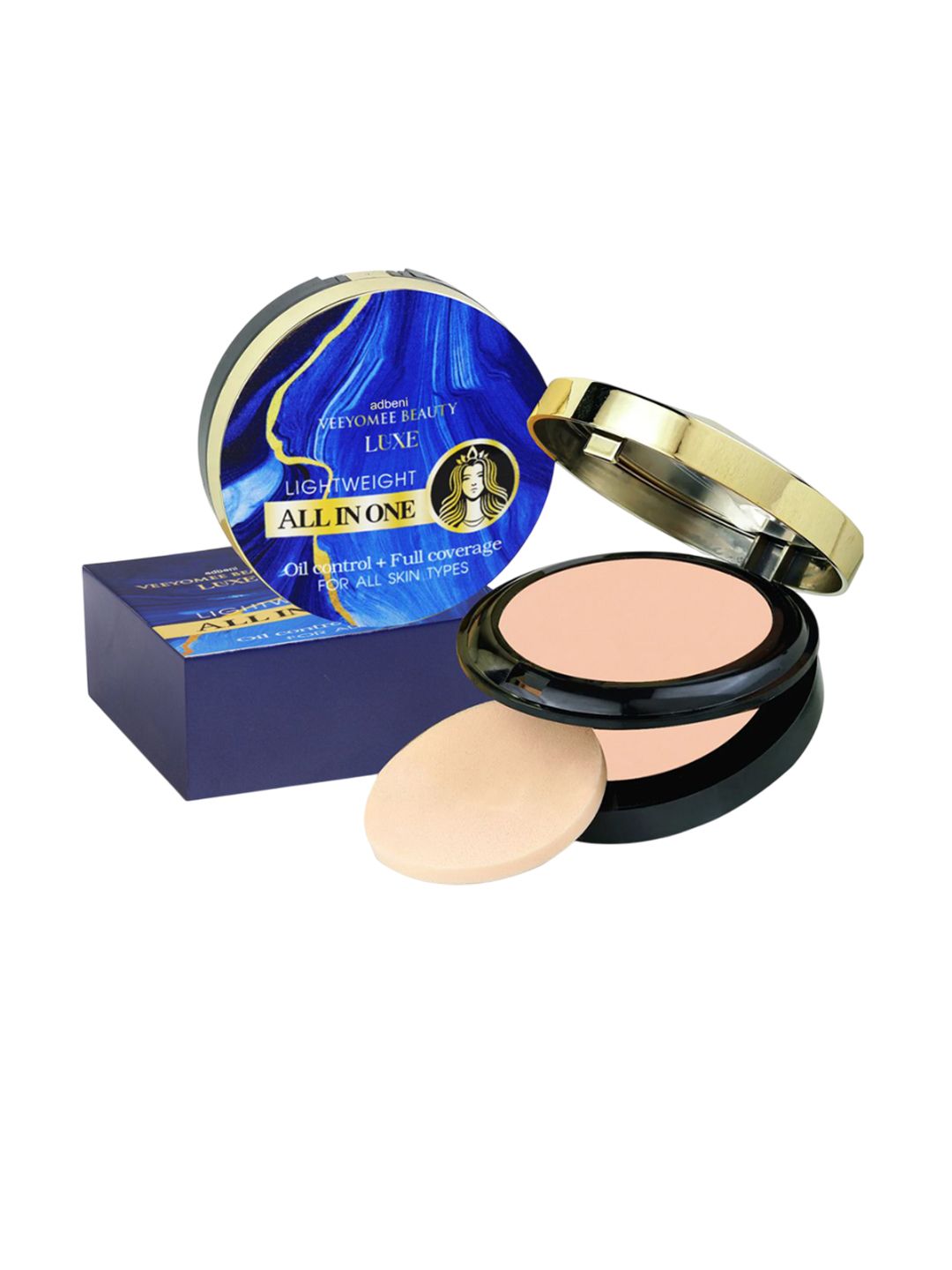 Adbeni Veeyomee Beauty Luxe All-In-One Light Wieght Matte Finish Compact Powder 20g- 01-picture-28