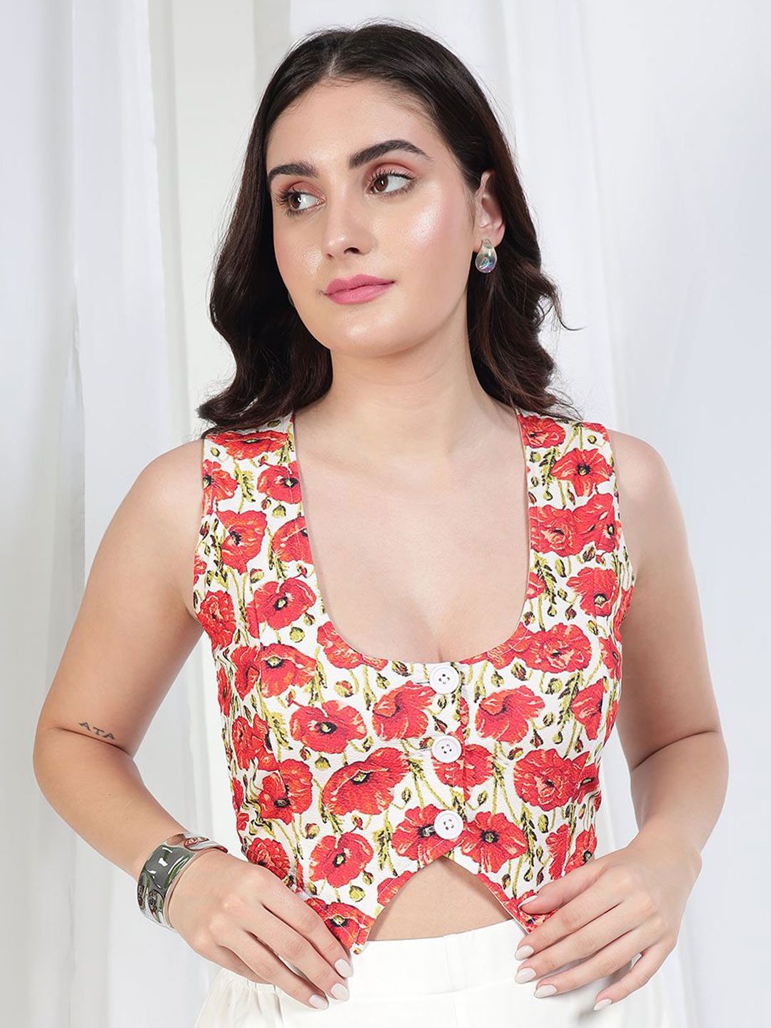 TANDUL Printed Waistcoat-picture-37