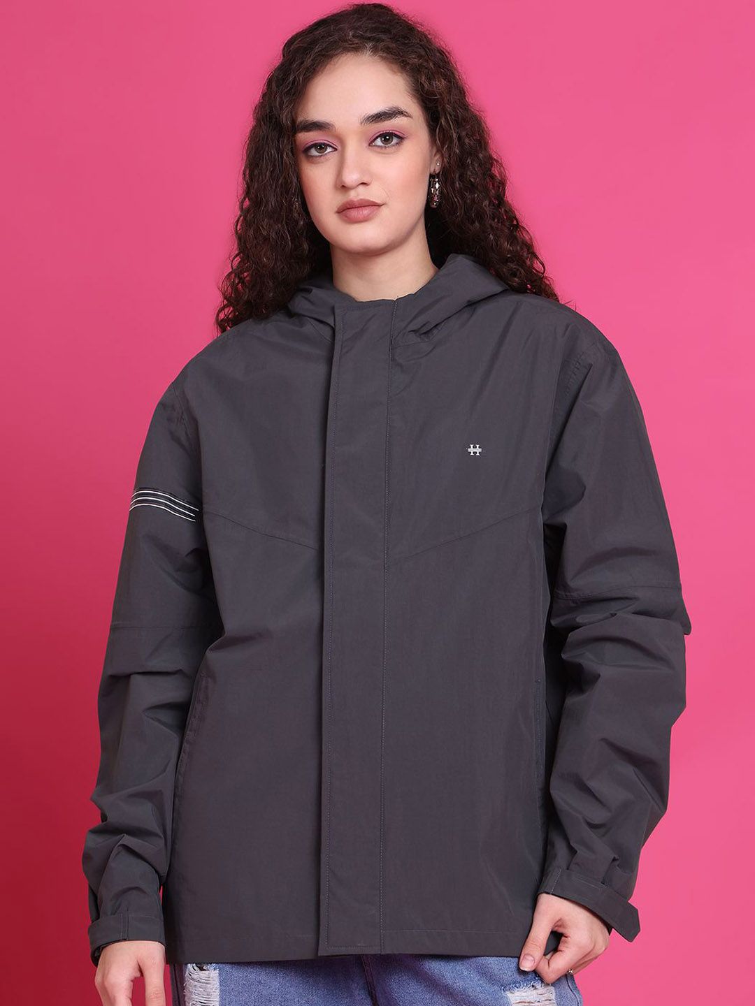 HOUSE OF VEDAS Waterproof Hooded Rain Jacket-picture-15