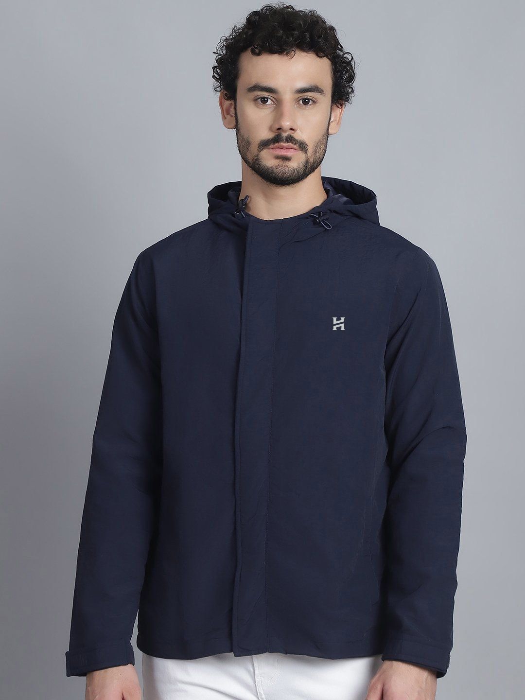 HOUSE OF VEDAS Waterproof Hooded Rain Jacket-picture-45