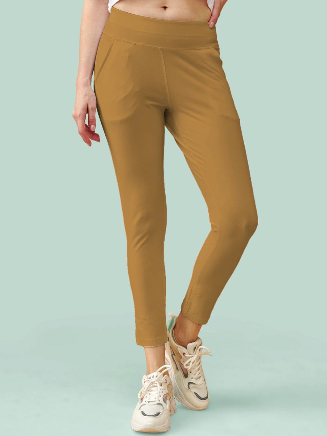 LYRA High Waist 4-Way Stretch Ankle Length Tights-image-26