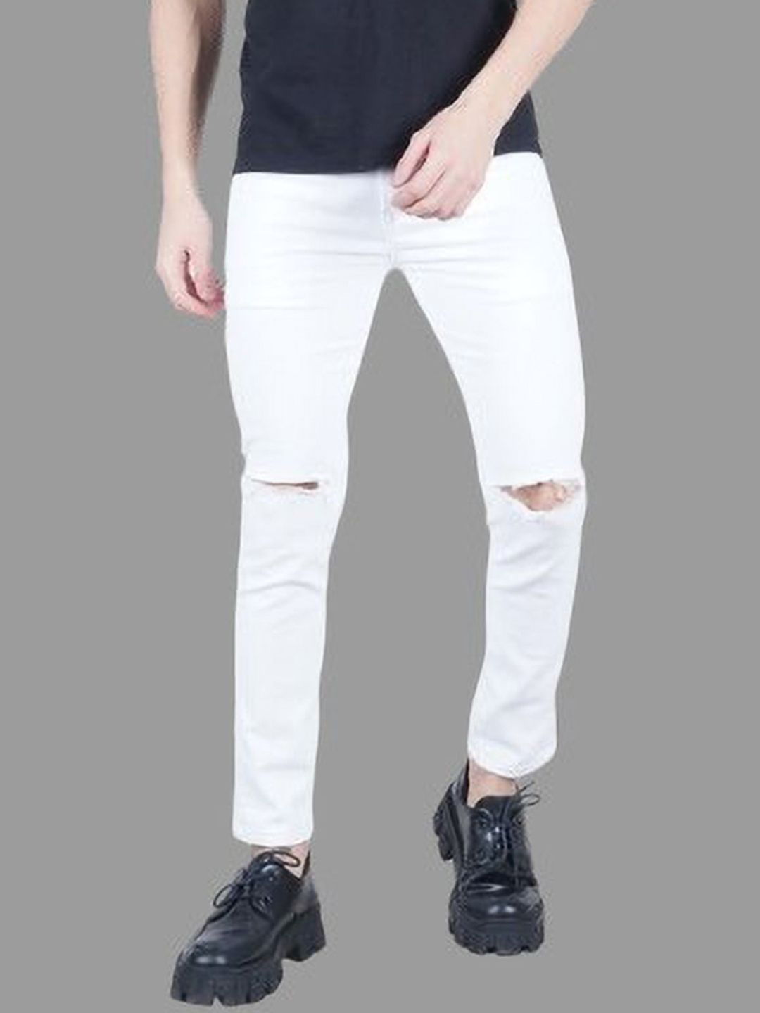 COMFITS Men Classic Slash Knee Stretchable Jeans-picture-37