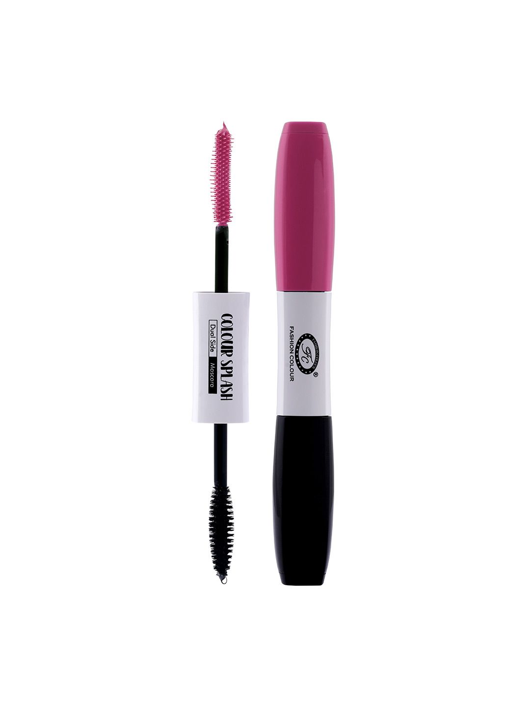 Fashion Colour Colour Splash Dual Side Mascara - Sakura Pink & Black-image-4