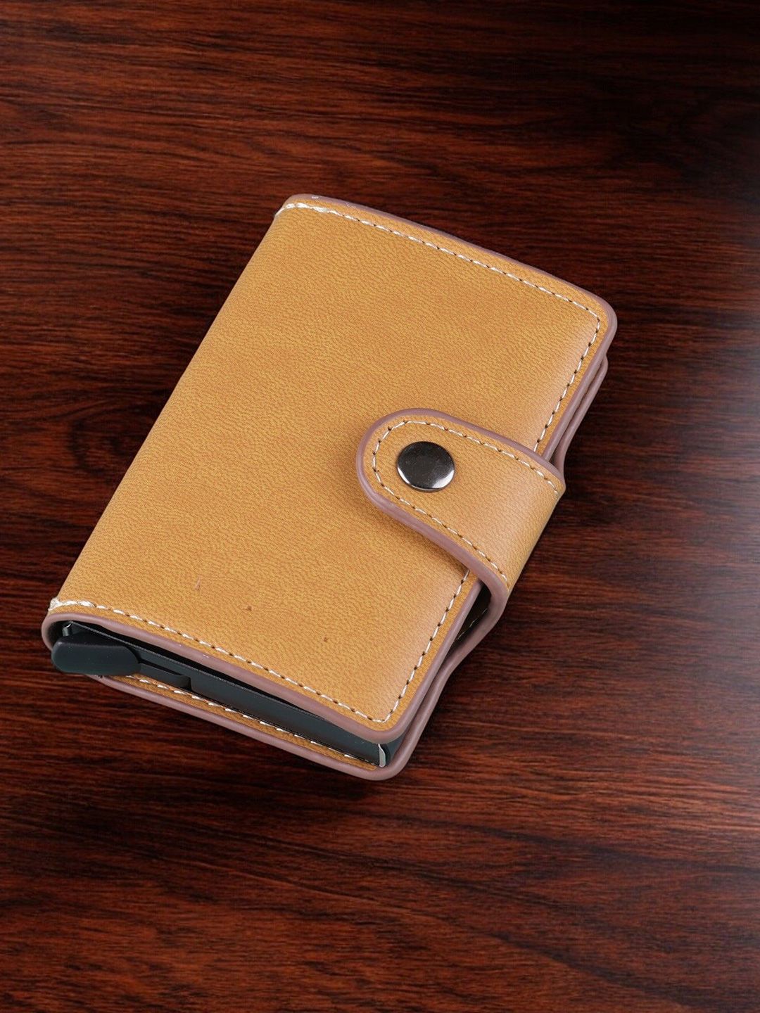 WATCHSTAR Men Zip Detail Leather Card Holder-picture-26
