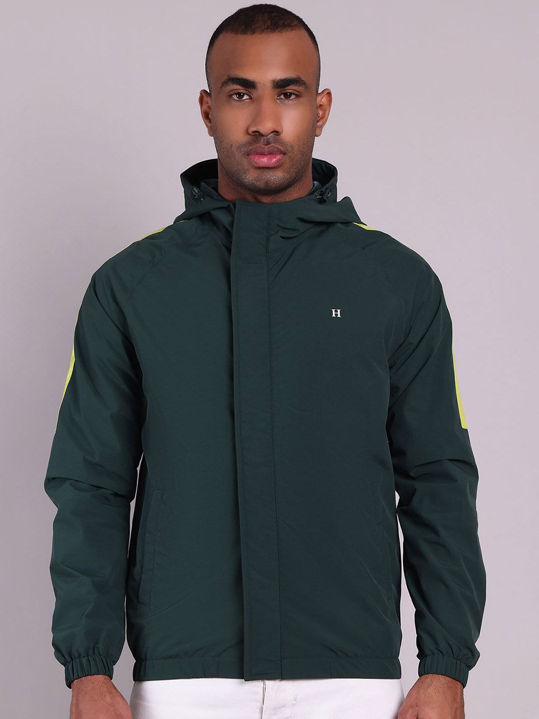 HOUSE OF VEDAS Waterproof Hooded Rain Jacket-picture-42