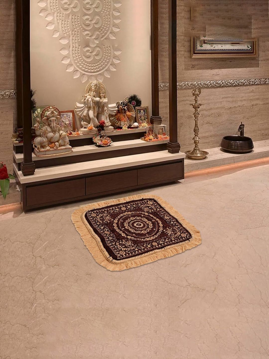 Aura Brown Printed FloorMats-picture-45