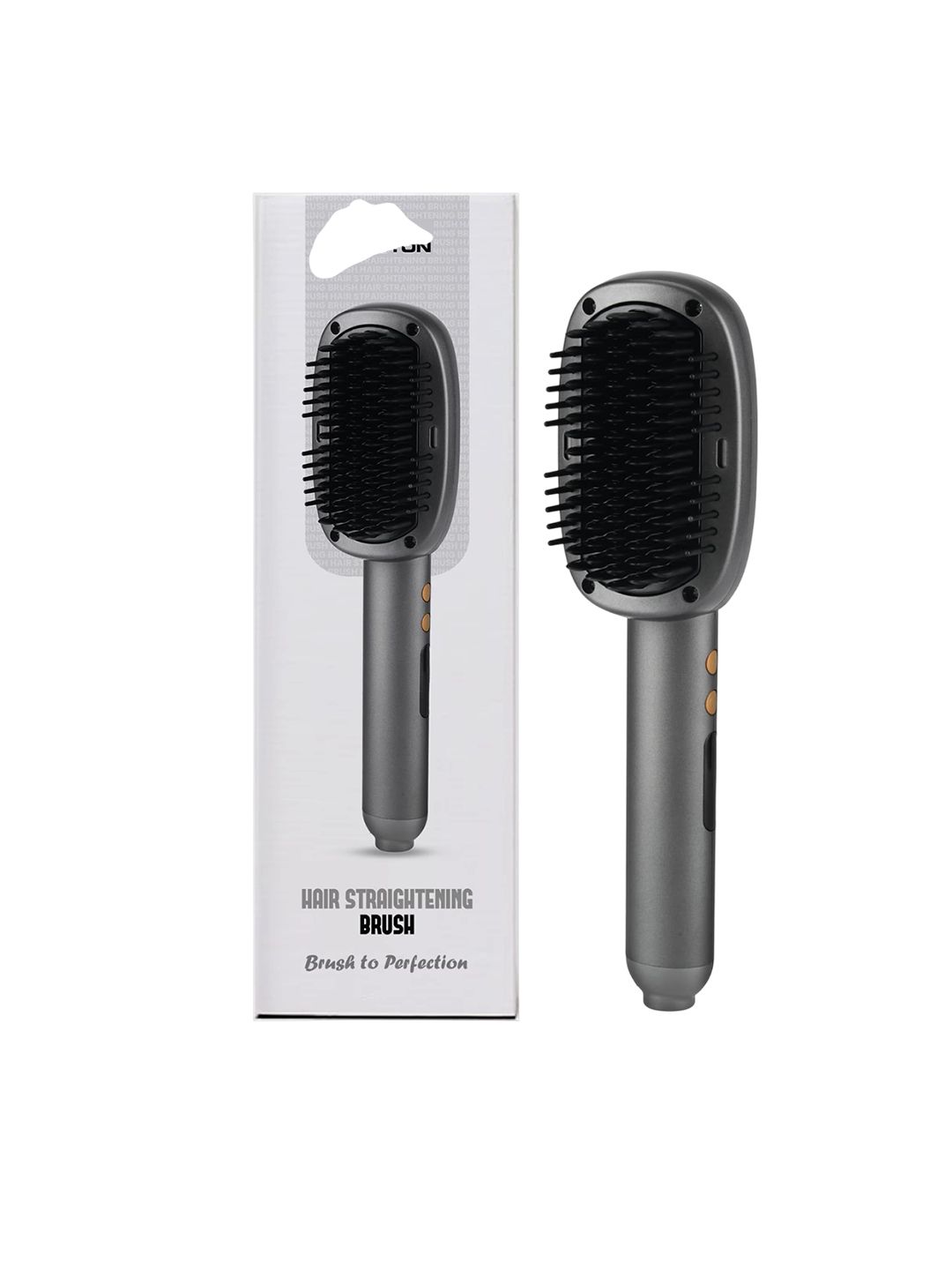 WINSTON Hair Straightener Brush With Anti-Burn Bristles-picture-11