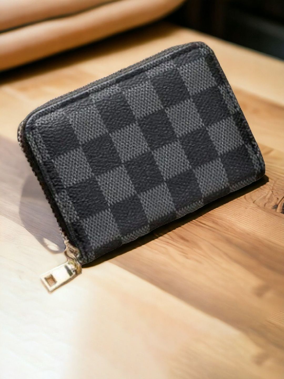 WATCHSTAR Men Geometric Zip Detail Leather Zip Around Wallet-picture-23