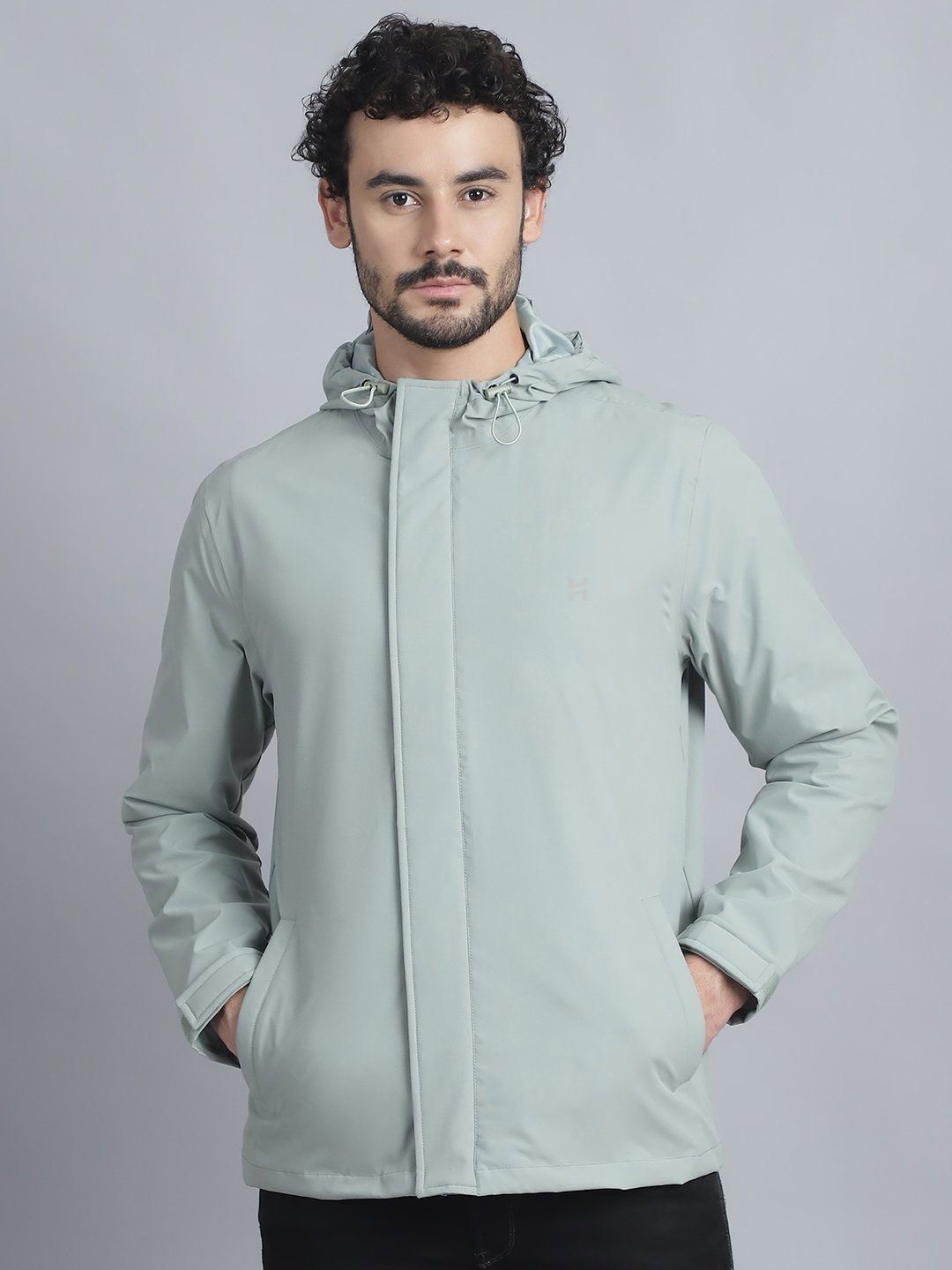 HOUSE OF VEDAS Waterproof Hooded Rain Jacket-picture-17