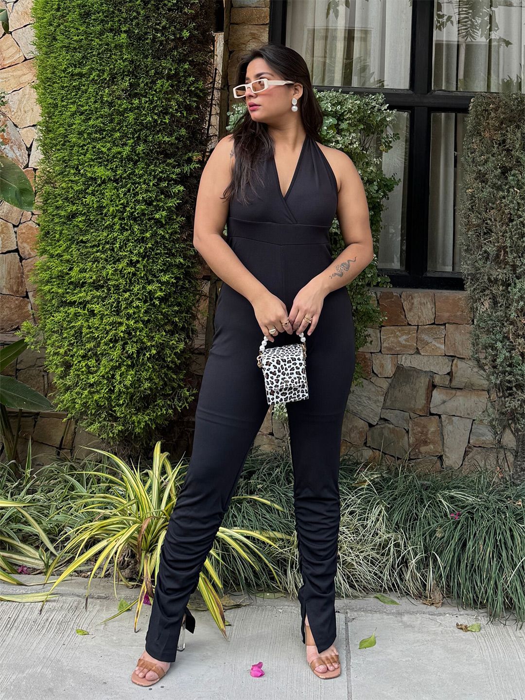 TANDUL Halter Neck Basic Jumpsuit-picture-18