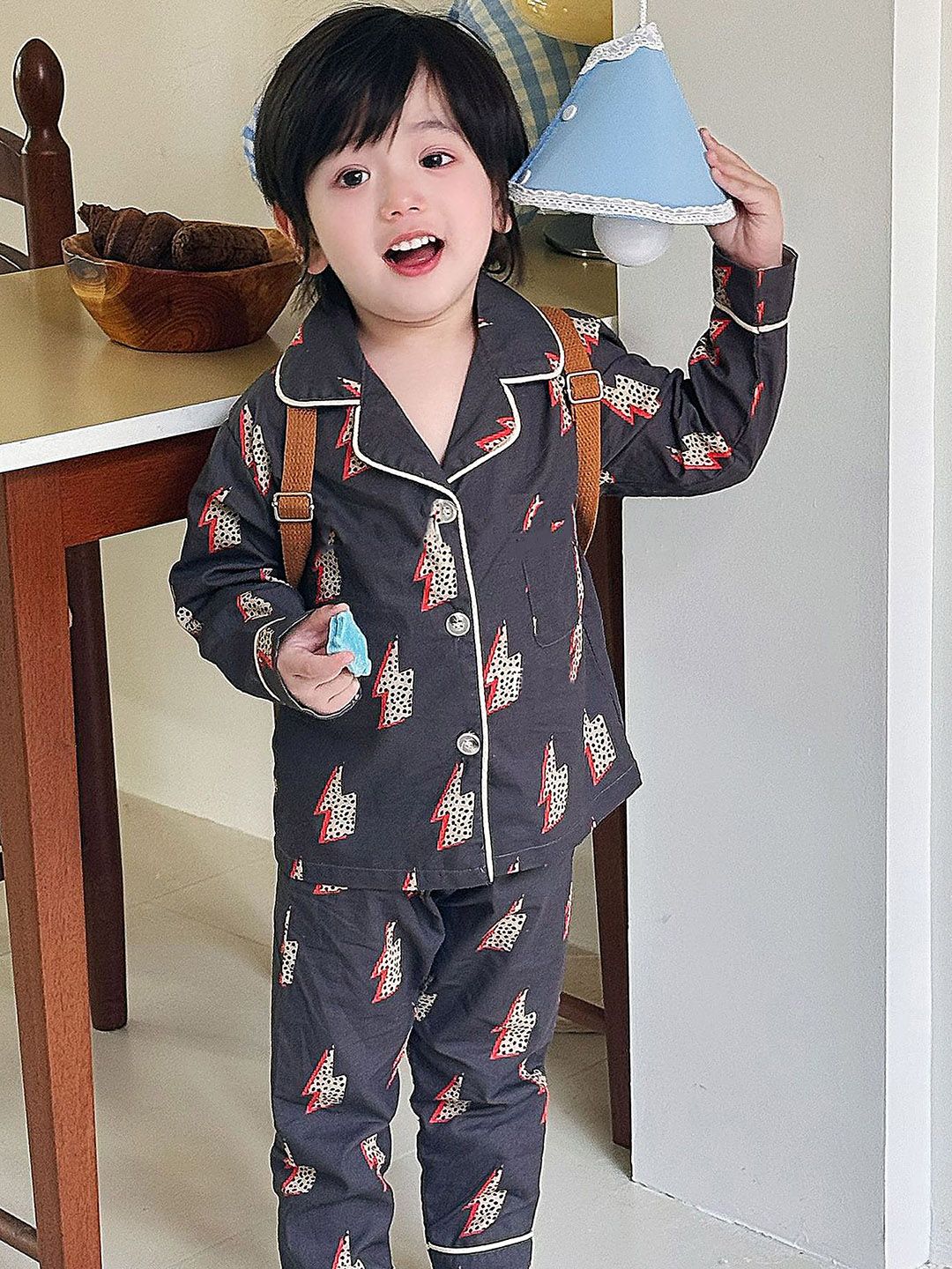 LULU & SKY Boys Printed Night suit-picture-39