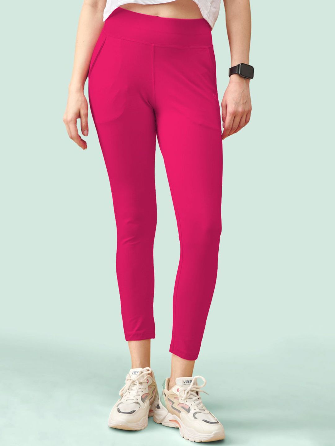 LYRA High Waist 4-Way Stretch Ankle Length Tights-picture-20