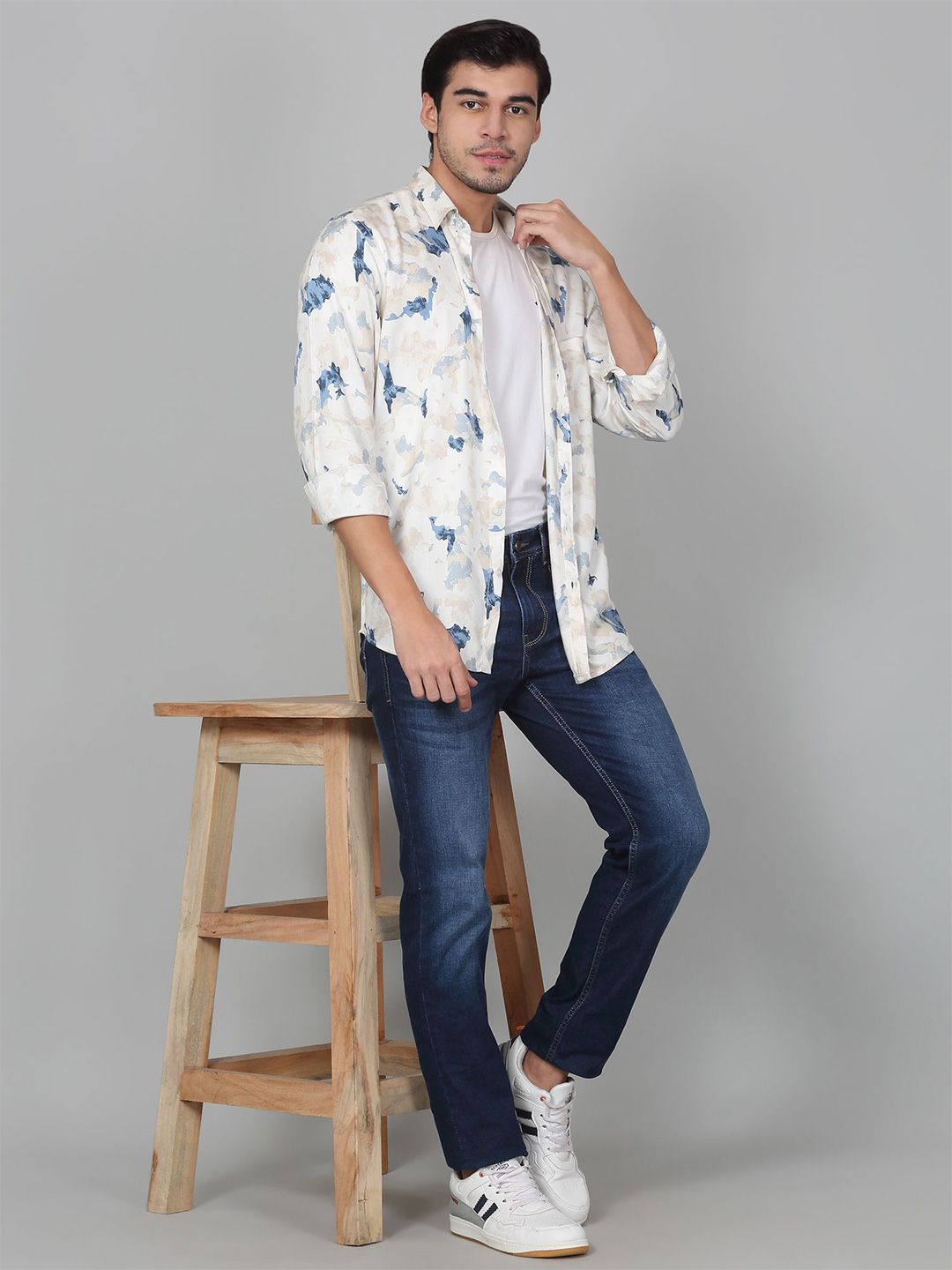 Cantabil Men Original Opaque Printed Casual Shirt-picture-18