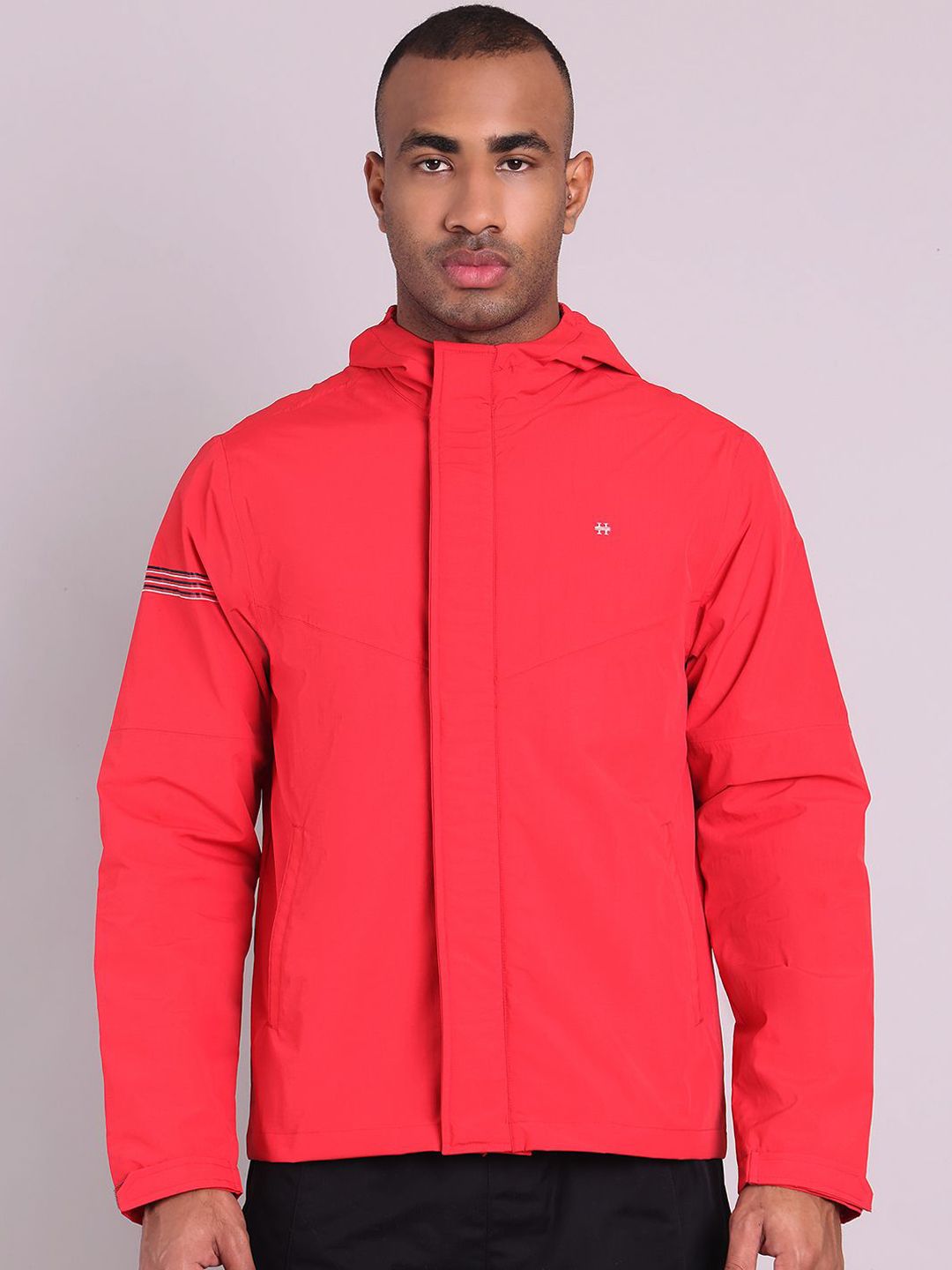 HOUSE OF VEDAS Waterproof Hooded Rain Jacket-picture-51